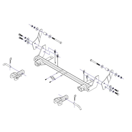 Roadmaster BASEPLATE JEEP WRANGLER NO AEV BUMPERS EZ4 2.0 WILL NOT ADAPT TO BLUEOX 1444-3